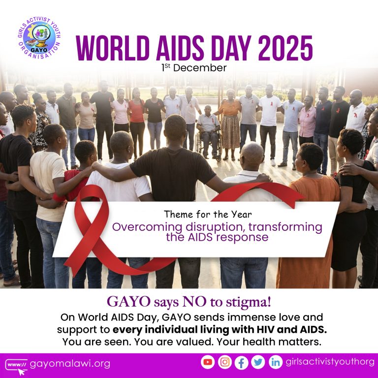 GAYO Commemorates World AIDS Day Overcoming Disruption and Transforming the AIDS Response
